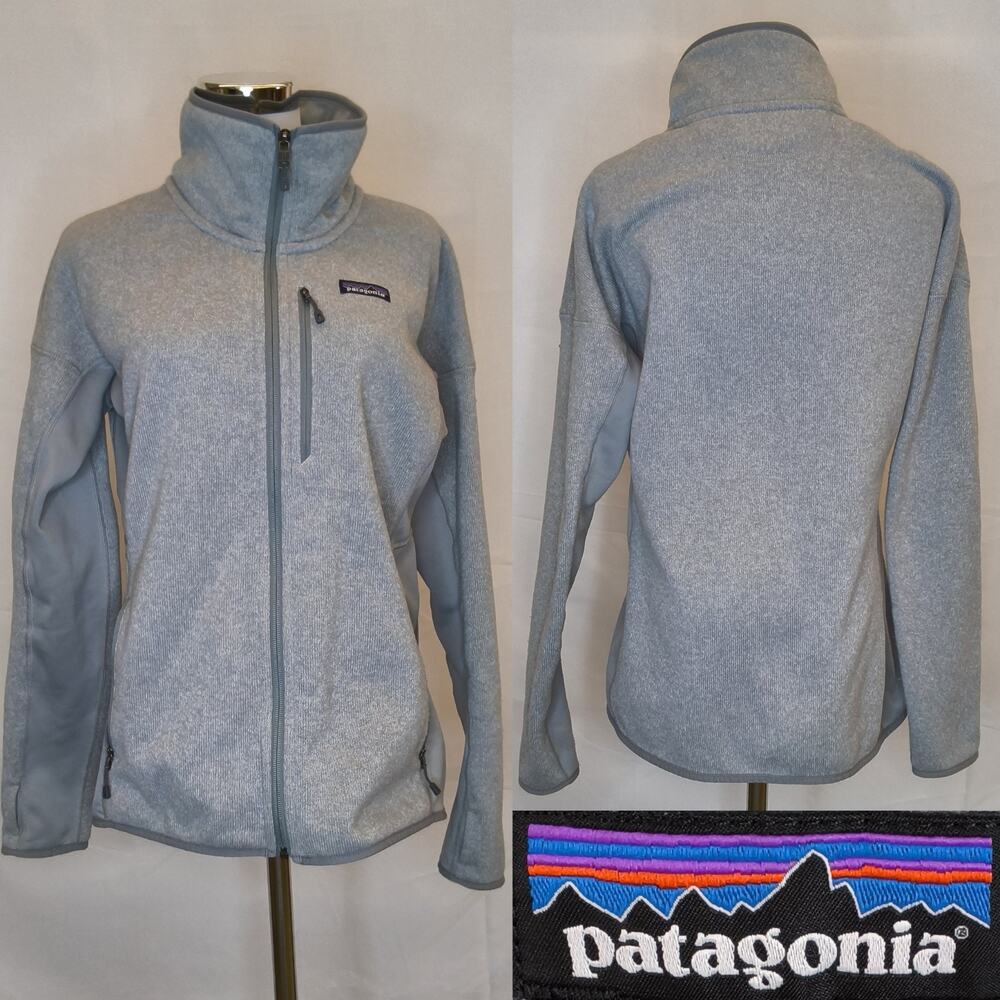 Patagonia Prerformance Better Sweater Jacket Women's L Gray Full Zip #W5735